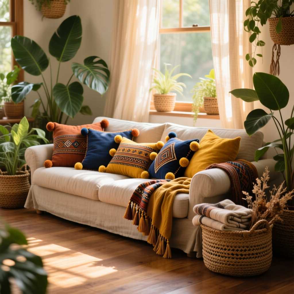 10 способов использования декоративных подушек для создания комфортной гостиной